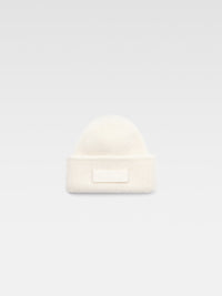 JACQUEMUS OFF-WHITE "LE BONNET GROS GRAIN" BEENIE