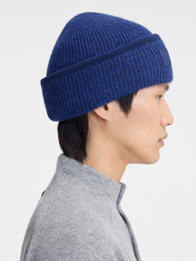 JACQUEMUS NAVY "LE BONNET GROS GRAIN" BEENIE