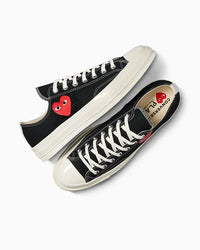 COMME DES GARÇONES PLAY CONVERSE SINGLE HEART LOW SNEAKER