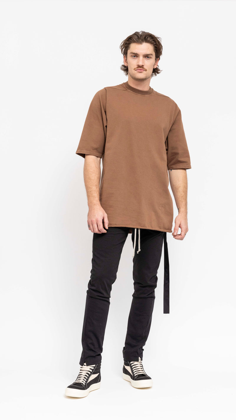 RICK OWENS DRKSHDW KHAKI BROWN JUMBO TEE