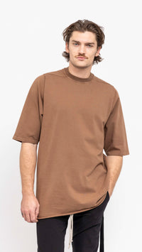 RICK OWENS DRKSHDW KHAKI BROWN JUMBO TEE