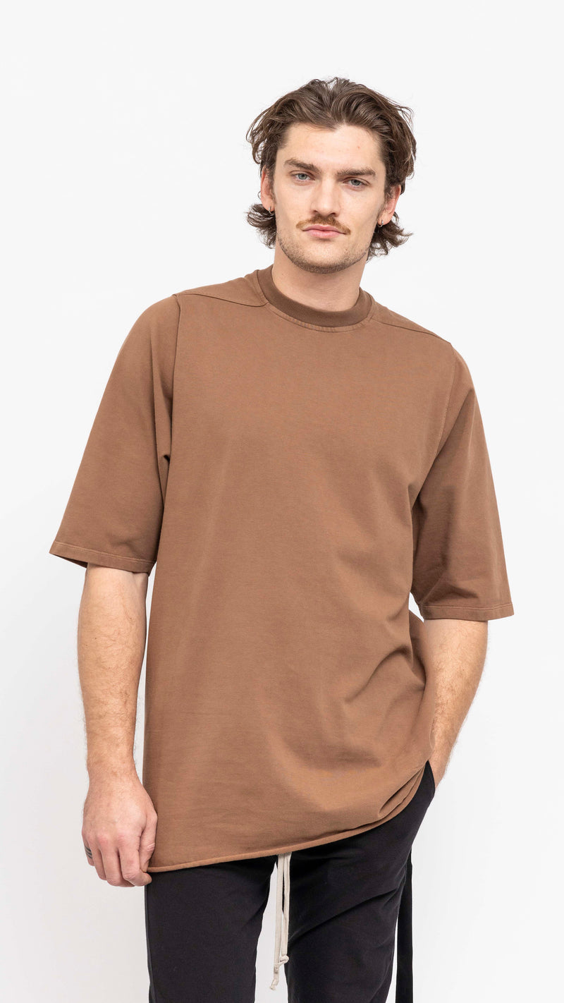 RICK OWENS DRKSHDW KHAKI BROWN JUMBO TEE