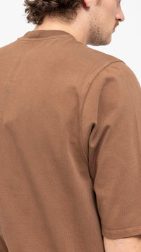 RICK OWENS DRKSHDW KHAKI BROWN JUMBO TEE