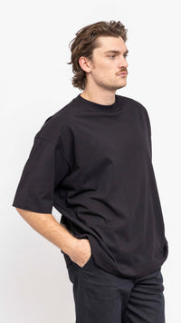 DRIES VAN NOTEN BLACK BOXY HEN T-SHIRT