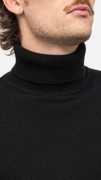 DRIES VAN NOTEN BLACK SIDE ZIP MUZO SWEATER