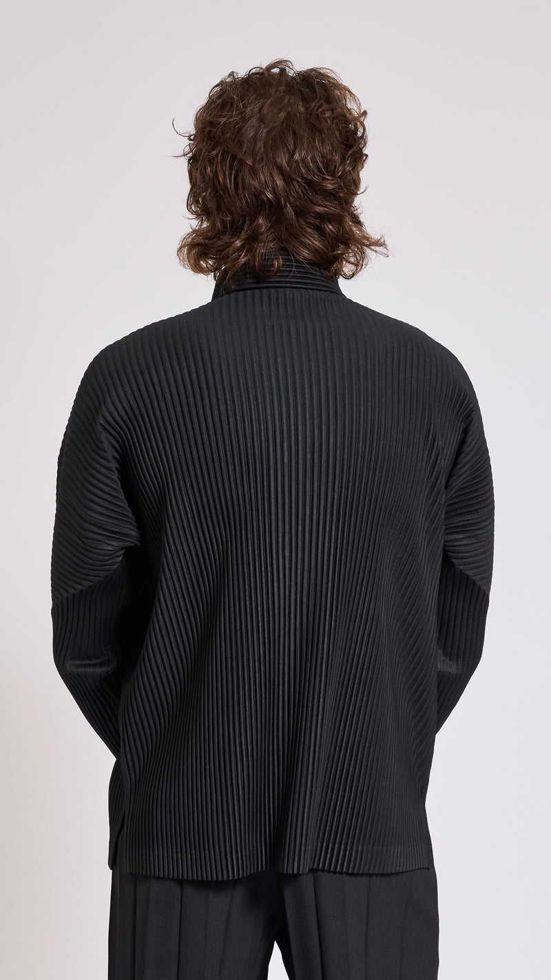 HOMME PLISSÉ BLACK OCTOBER SHIRT