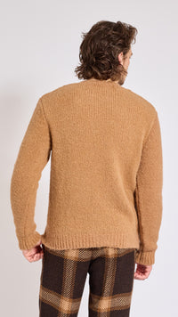 WALTER VAN BEIRENDONCK CAMEL HI SWEATER