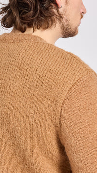 WALTER VAN BEIRENDONCK CAMEL HI SWEATER