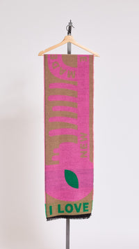 WALTER VAN BEIRENDONCK CAMEL COMBO SCARF