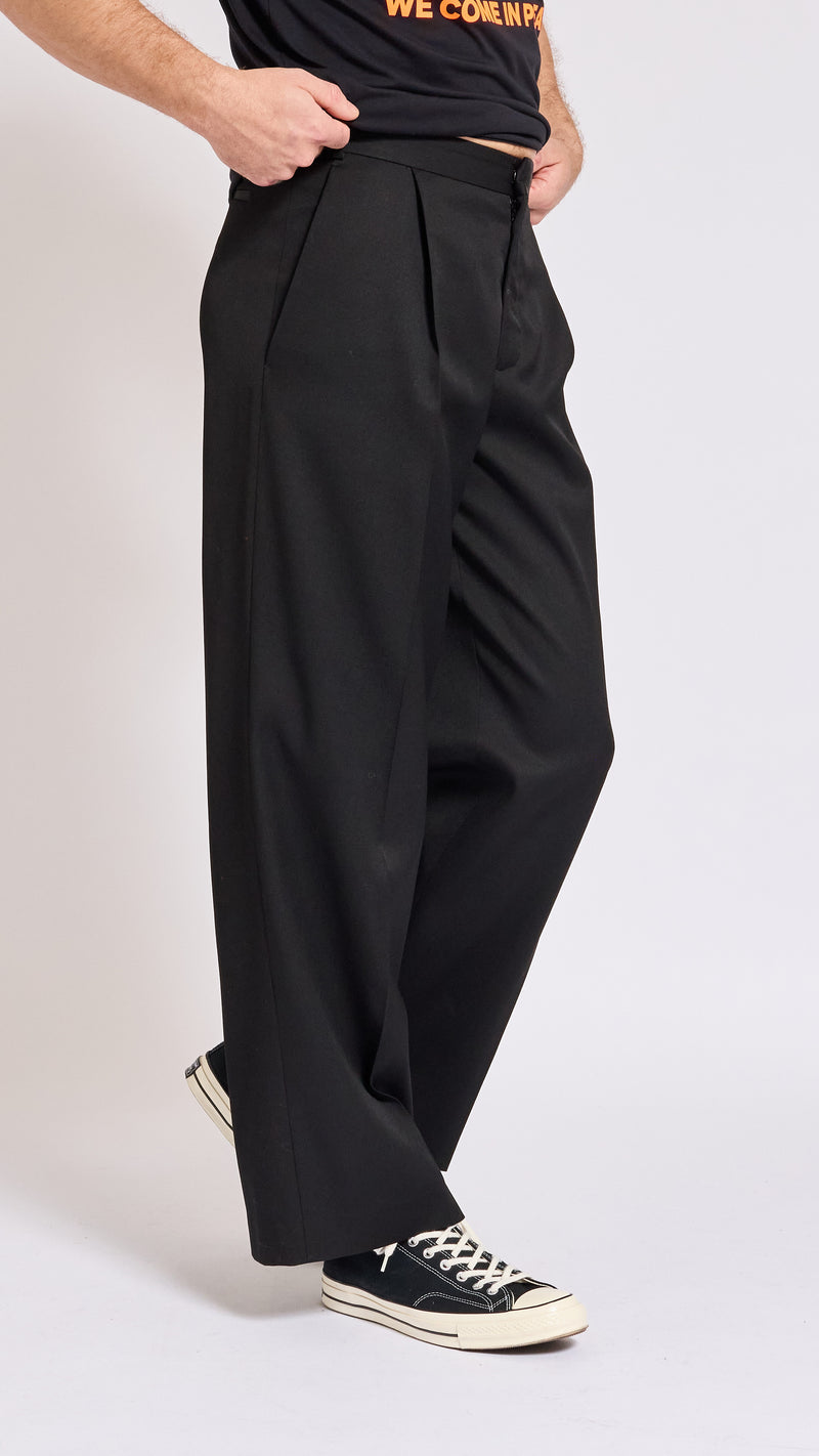WALTER VAN BEIRENDONCK BLACK STAR PANTS