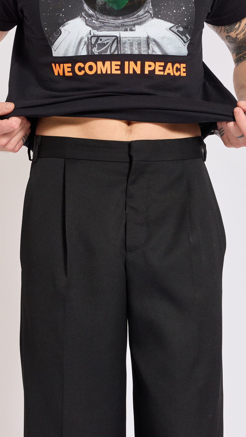 WALTER VAN BEIRENDONCK BLACK STAR PANTS
