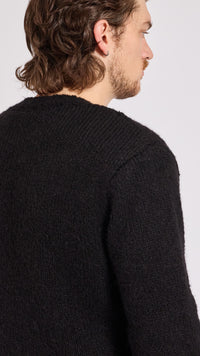 WALTER VAN BEIRENDONCK BLACK HI SWEATER