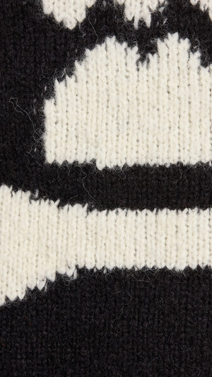 WALTER VAN BEIRENDONCK BLACK HI SWEATER