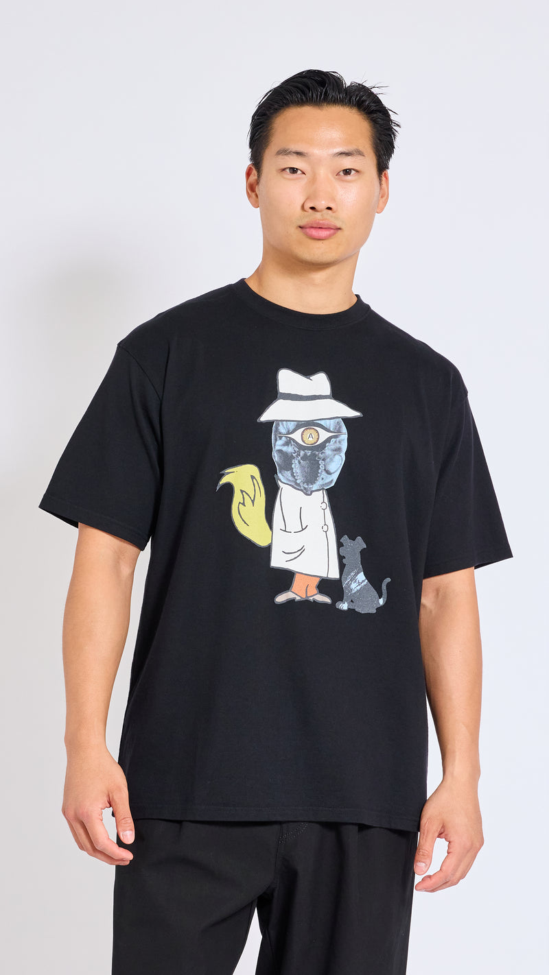 UNDERCOVER BLACK GRAPHIC T-SHIRT
