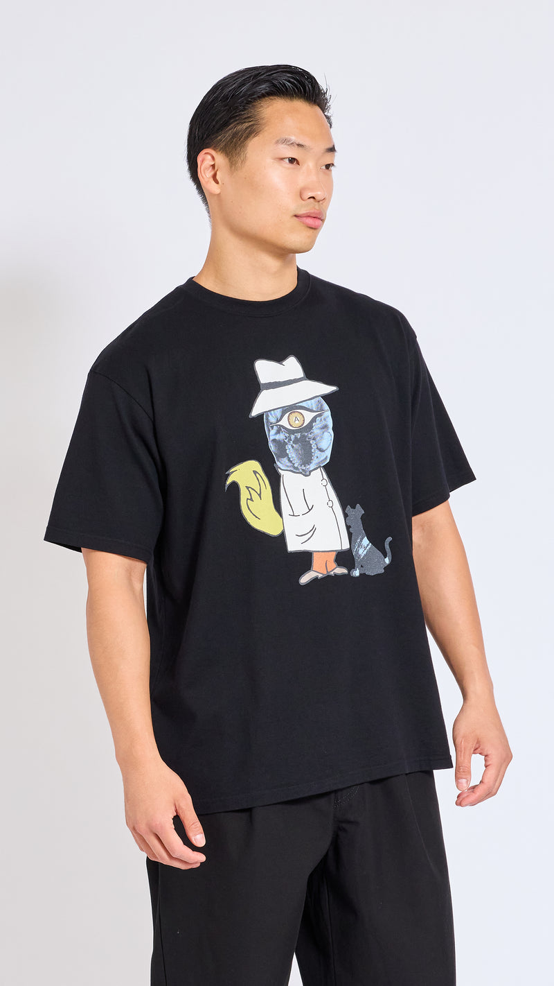 UNDERCOVER BLACK GRAPHIC T-SHIRT