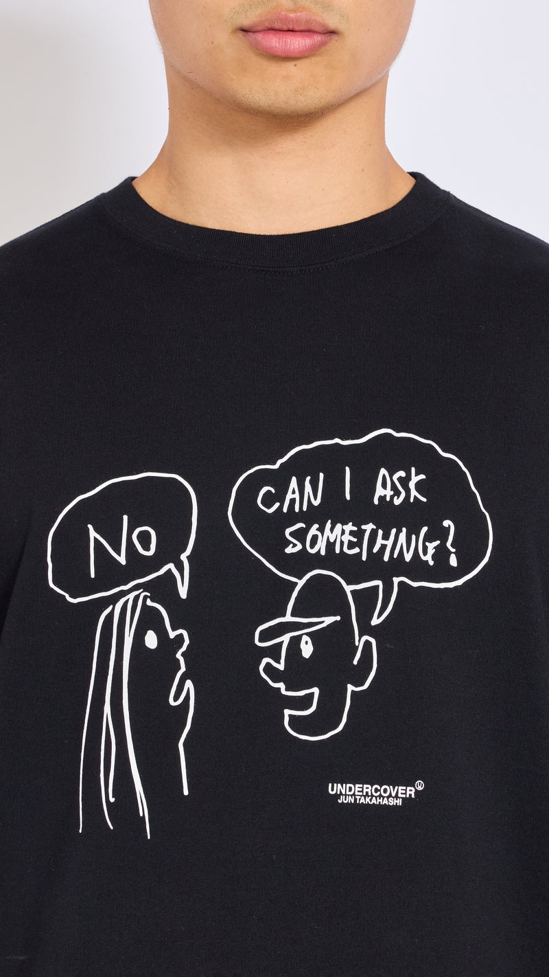 UNDERCOVER BLACK LONG SLEEVE GRAPHIC T-SHIRT