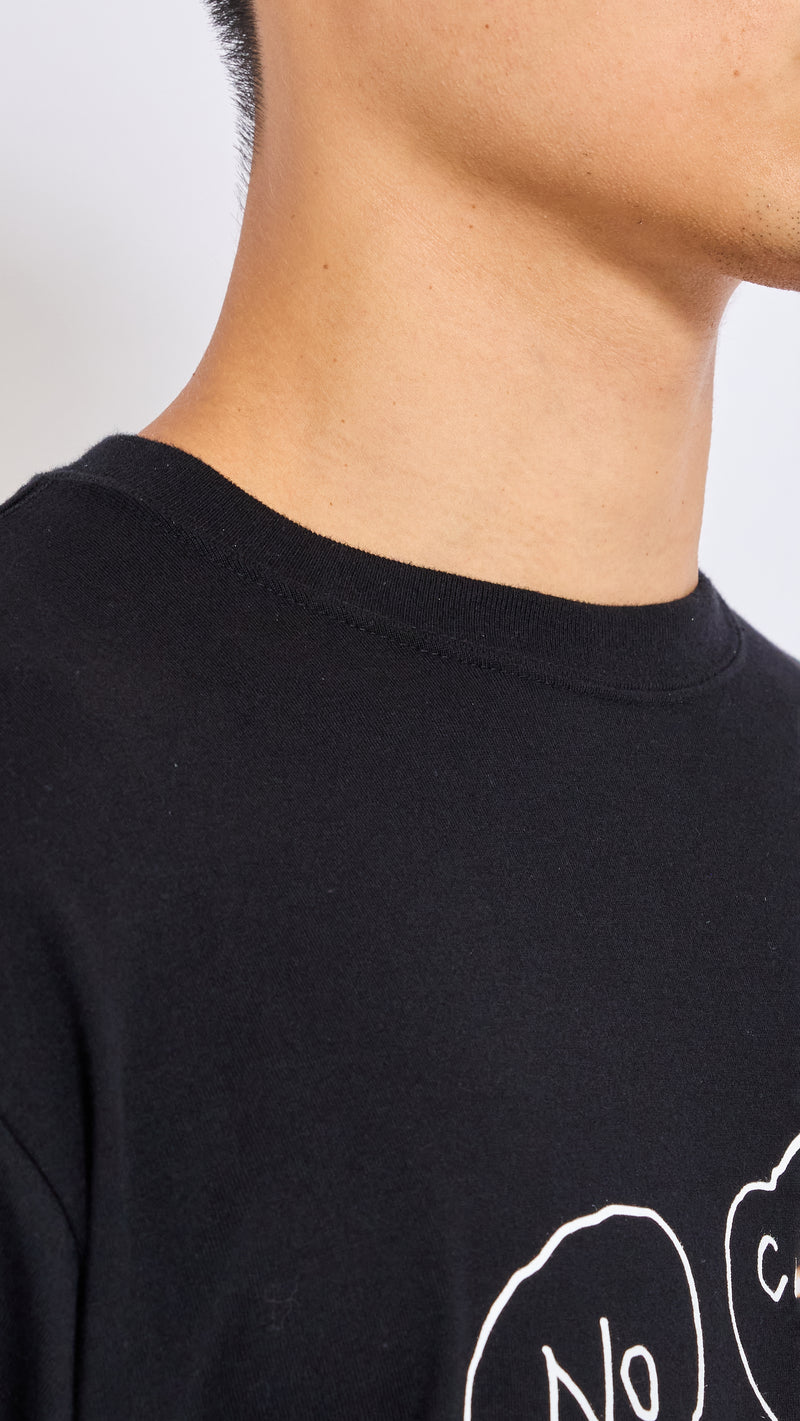 UNDERCOVER BLACK LONG SLEEVE GRAPHIC T-SHIRT