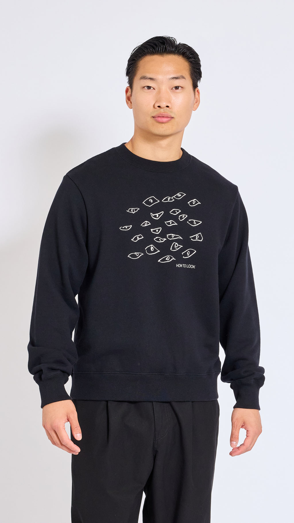 UNDERCOVER BLACK GRAPHIC SWEATSHIRT