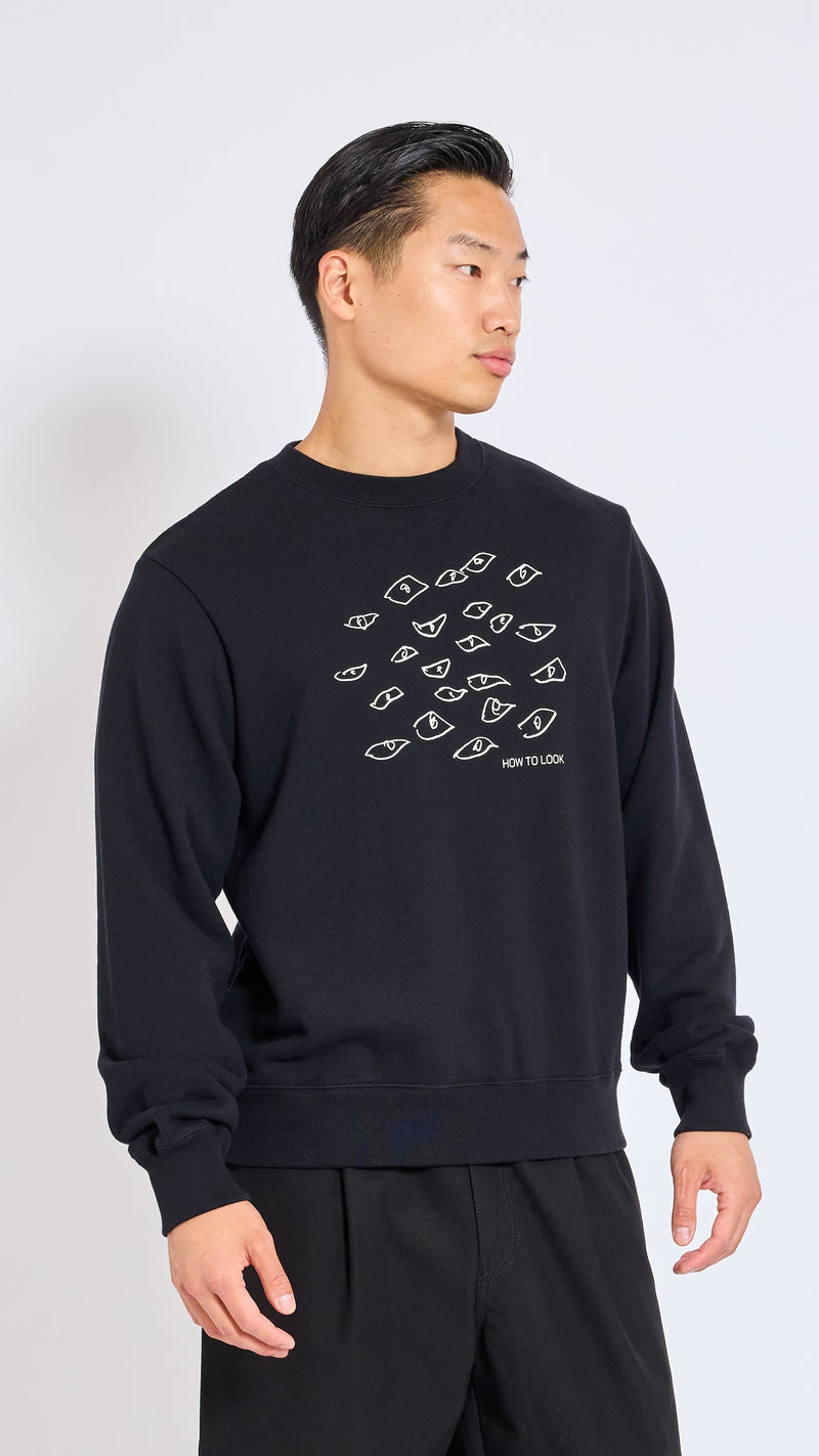 UNDERCOVER BLACK GRAPHIC SWEATSHIRT