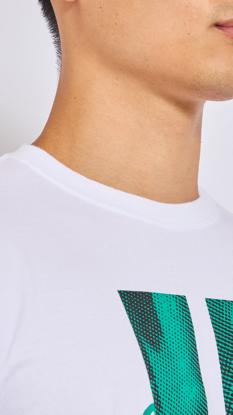 UNDERCOVER WHITE LETTER GRAPHIC T-SHIRT