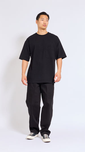 LEMAIRE BLACK BOXY T-SHIRT
