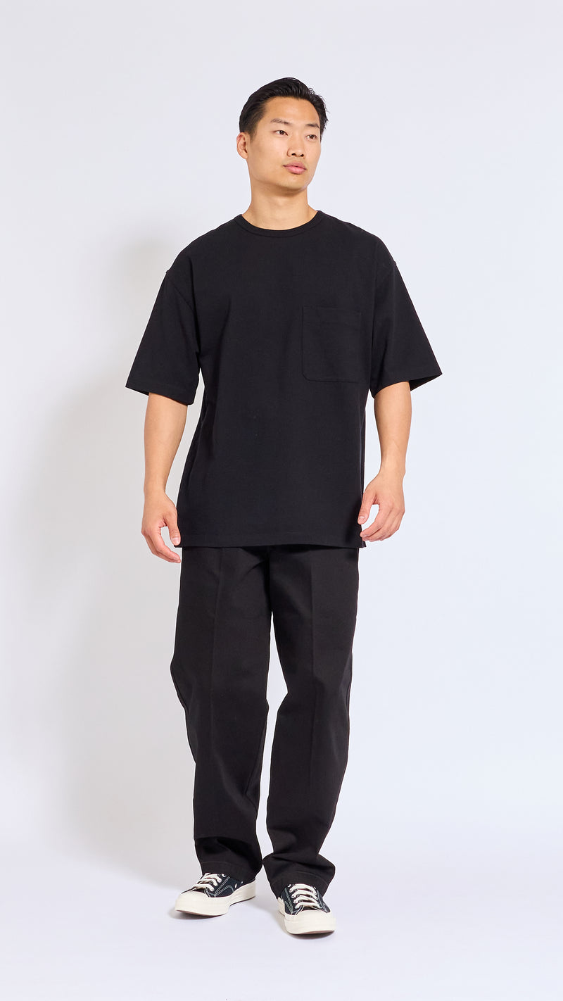 LEMAIRE BLACK BOXY T-SHIRT