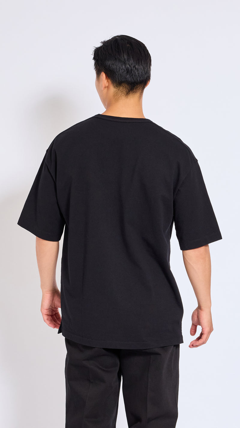 LEMAIRE BLACK BOXY T-SHIRT