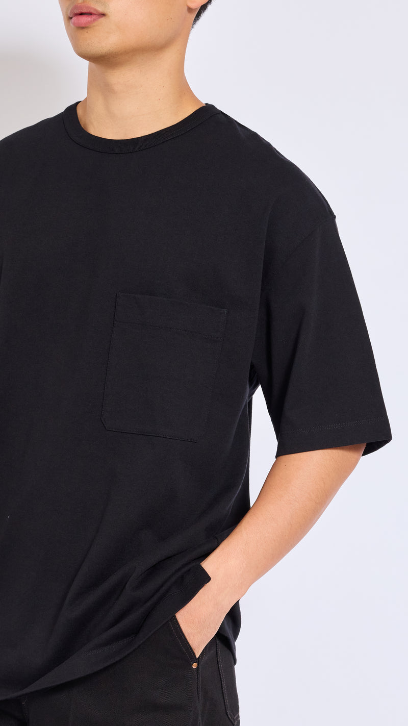 LEMAIRE BLACK BOXY T-SHIRT
