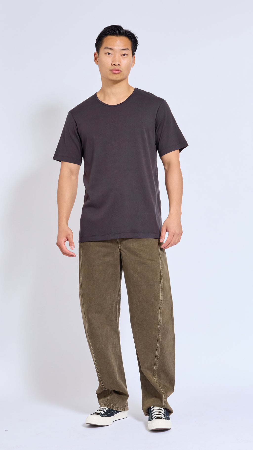 LEMAIRE SQUID INK U NECK T-SHIRT