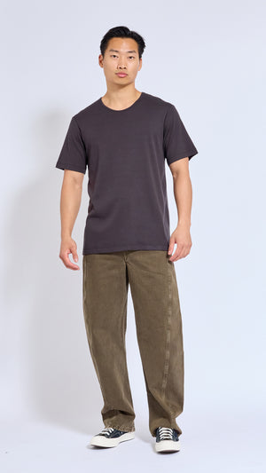 LEMAIRE SQUID INK U NECK T-SHIRT
