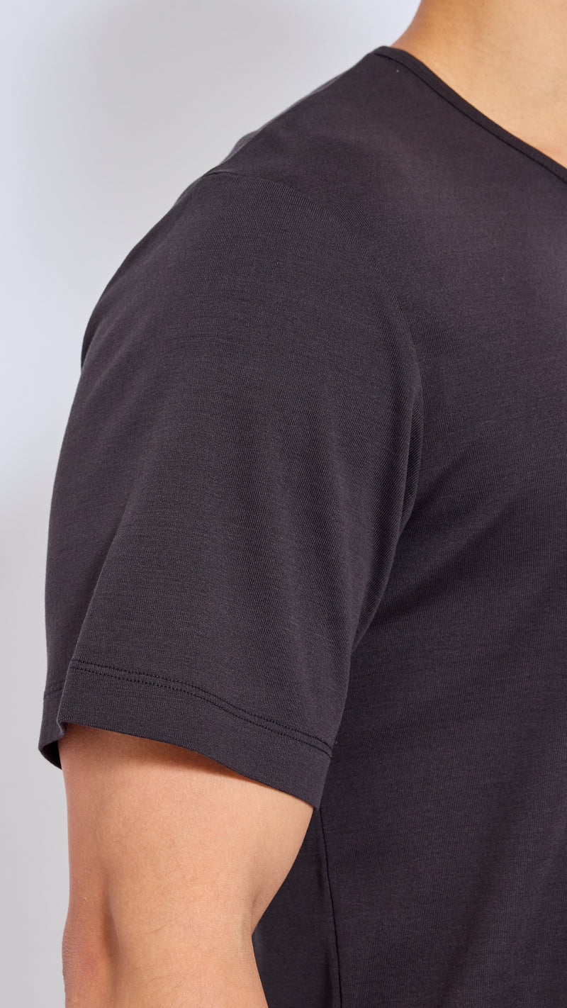 LEMAIRE SQUID INK U NECK T-SHIRT