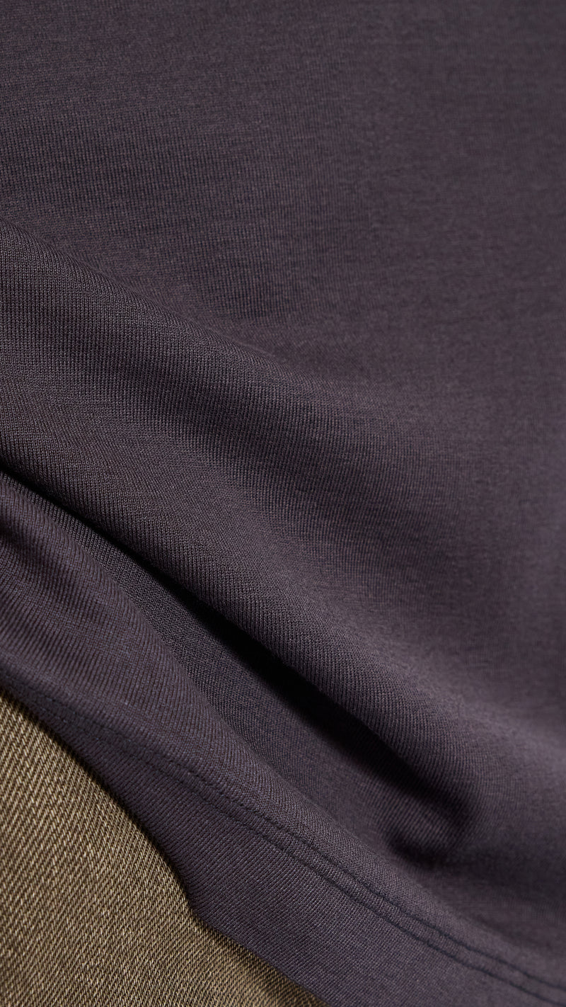 LEMAIRE SQUID INK U NECK T-SHIRT