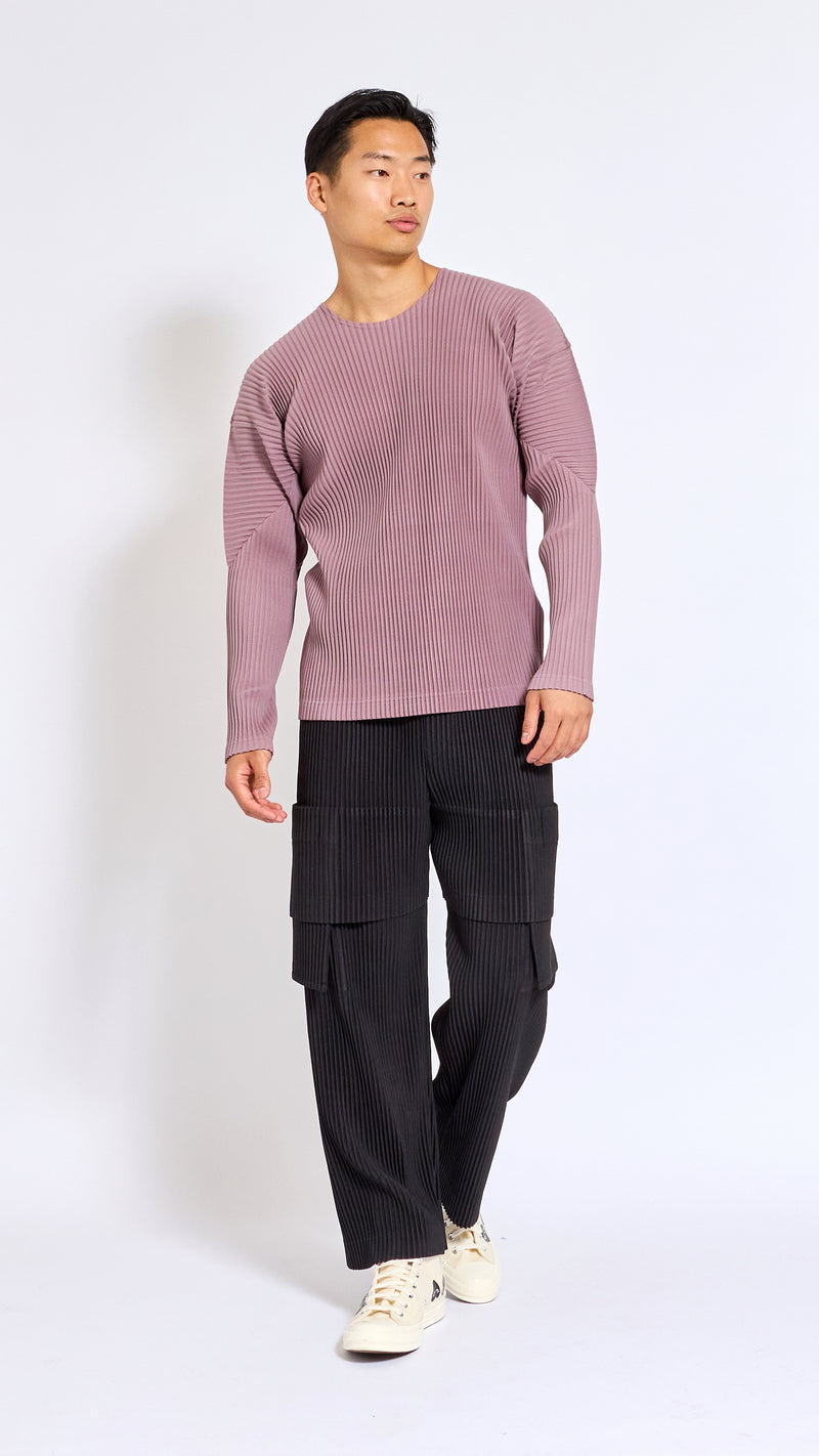 HOMME PLISSÈ ISSEY MIYAKE COKE GRAY POCKET PANTS