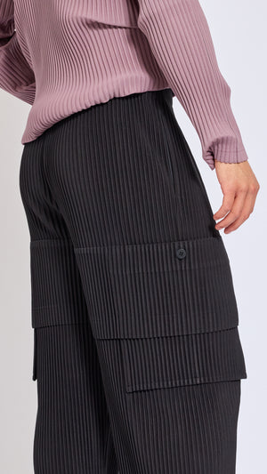 HOMME PLISSÈ ISSEY MIYAKE COKE GRAY POCKET PANTS
