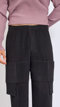 HOMME PLISSÈ ISSEY MIYAKE COKE GRAY POCKET PANTS