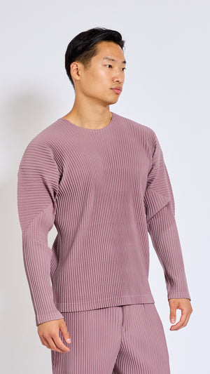 HOMME PLISSÈ ISSEY MIYAKE SEASIDE PURPLE MONTHLY T-SHIRT