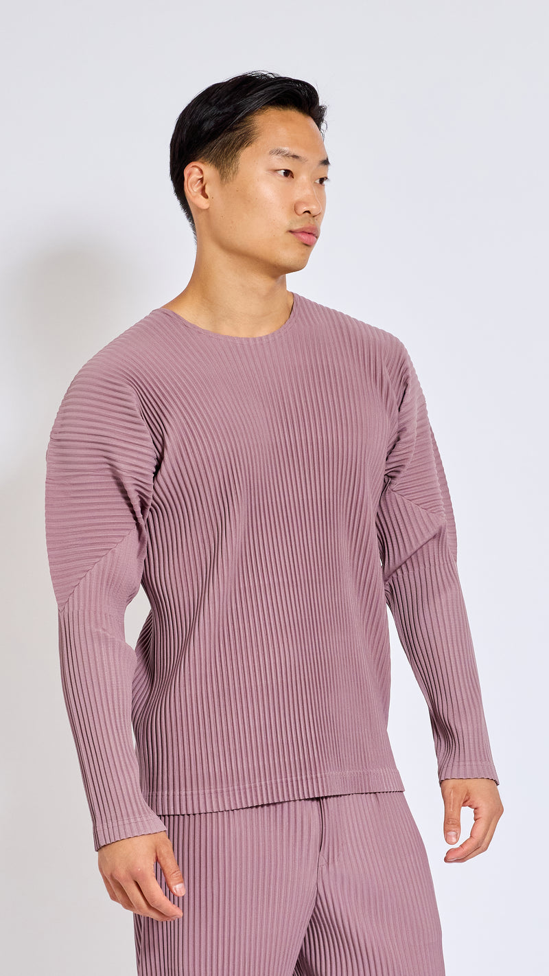 HOMME PLISSÈ ISSEY MIYAKE SEASIDE PURPLE MONTHLY T-SHIRT