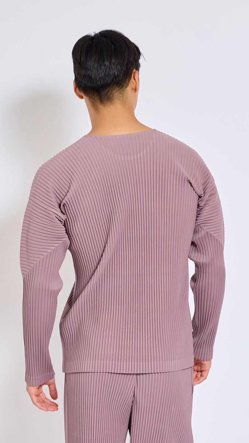 HOMME PLISSÈ ISSEY MIYAKE SEASIDE PURPLE MONTHLY T-SHIRT