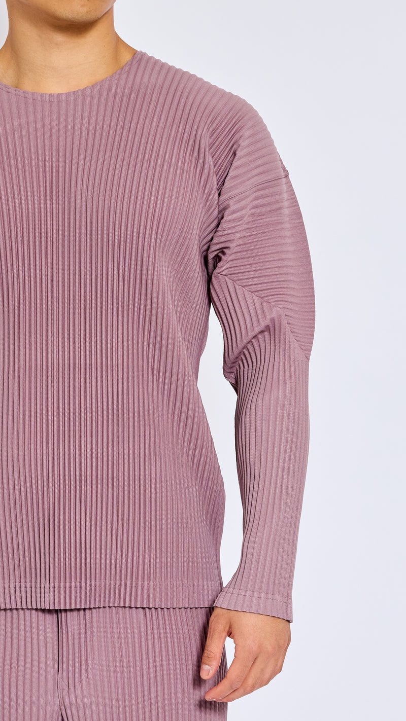 HOMME PLISSÈ ISSEY MIYAKE SEASIDE PURPLE MONTHLY T-SHIRT