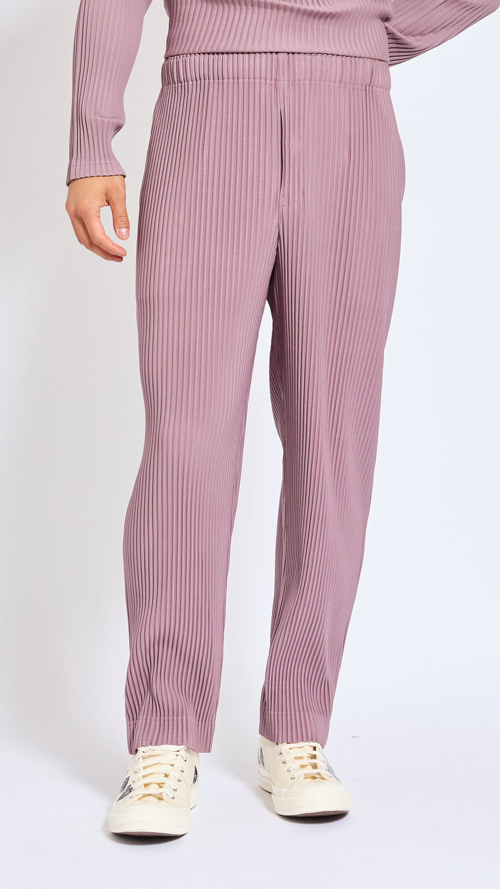 HOMME PLISSÈ ISSEY MIYAKE SEASIDE PURPLE MONTHLY PANTS