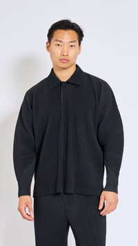 HOMME PLISSÈ ISSEY MIYAKE BLACK MONTHLY POLO