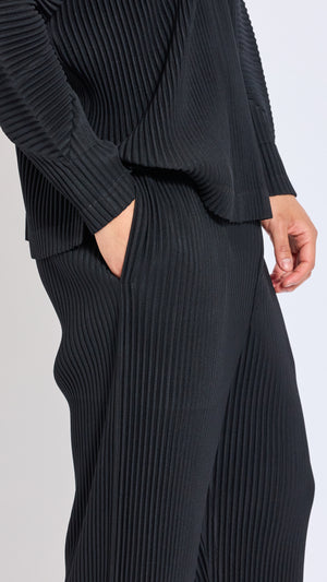HOMME PLISSÈ ISSEY MIYAKE BLACK MONTHLY POLO