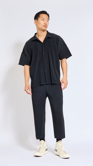 HOMME PLISSÉ ISSEY MIYAKE BLACK JULY SHIRT