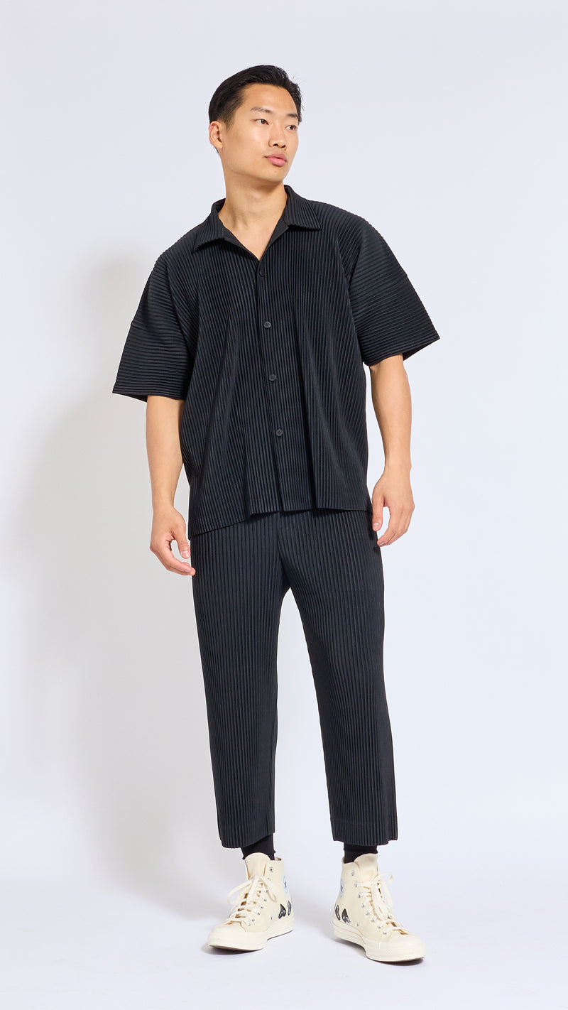 HOMME PLISSÉ ISSEY MIYAKE BLACK JULY SHIRT