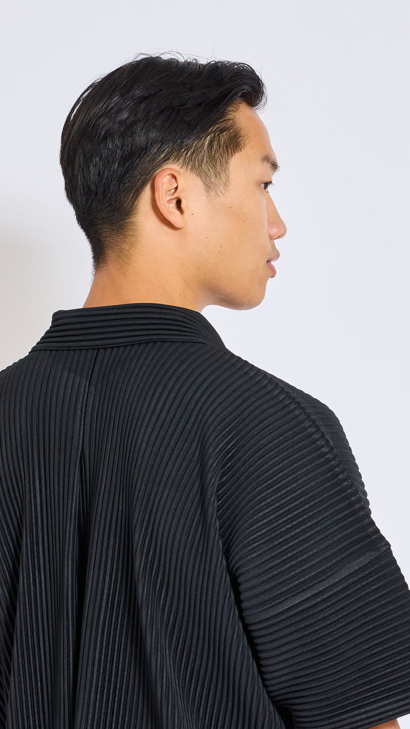 HOMME PLISSÉ ISSEY MIYAKE BLACK JULY SHIRT