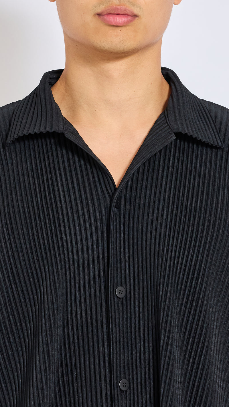 HOMME PLISSÉ ISSEY MIYAKE BLACK JULY SHIRT