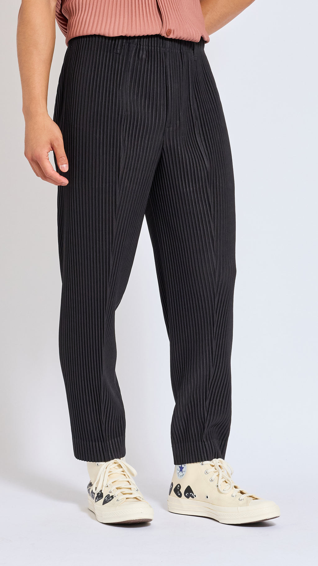 HOMME PLISSÉ ISSEY MIYAKE COKE GRAY COMPLETE PANTS