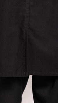 YOHJI YAMAMOTO BLACK ZIP POCKET SHIRT