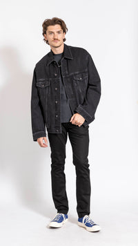 ACNE STUDIOS BLACK LOOSE DENIM JACKET (Copy)