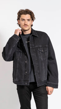 ACNE STUDIOS BLACK LOOSE DENIM JACKET (Copy)